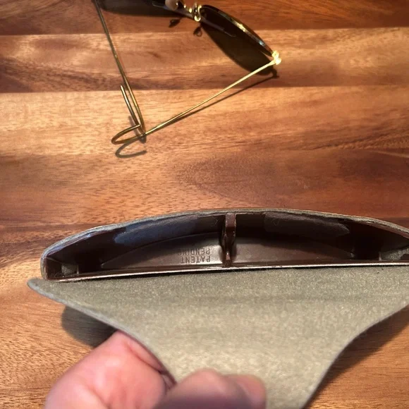 Vintage Ray-Ban Aviator B&L Sunglasses w/ Original Case 58mm - Picture 11 of 13